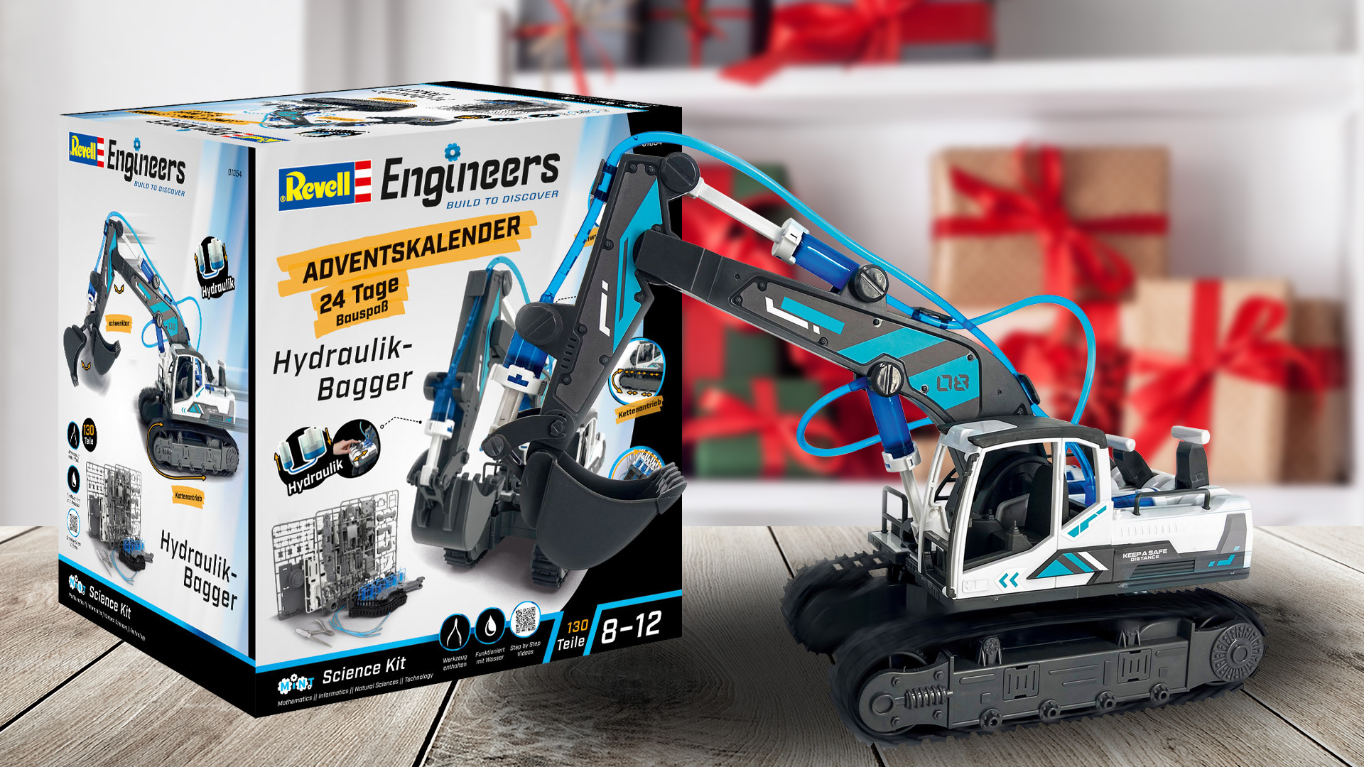 Adventskalender Engineers „Hydraulischer Bagger“